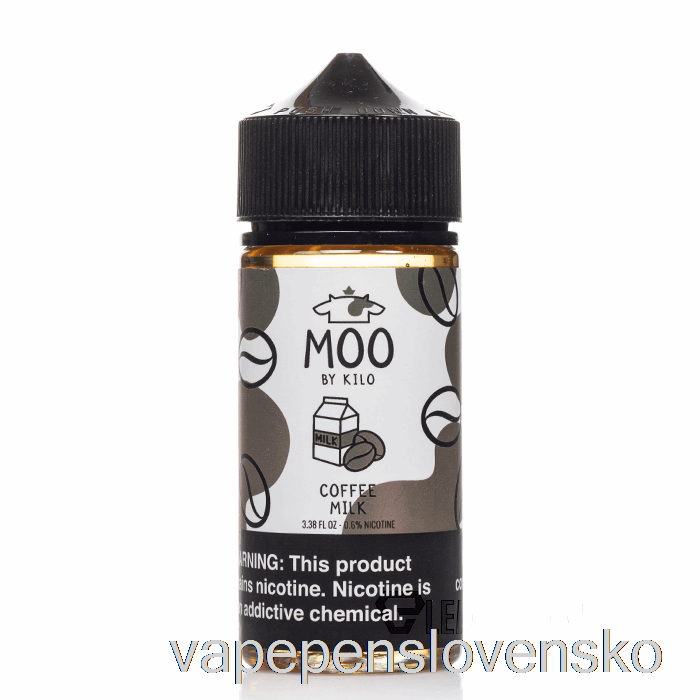 Kávové Mlieko - Moo E-liquid - 100ml 3mg Vape Cigareta